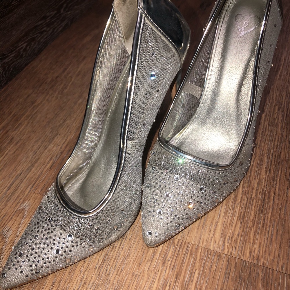 Diamond Jimmy Choo Style heel